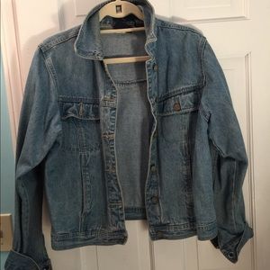 Old School Vintage Oversized Jean Jacket
